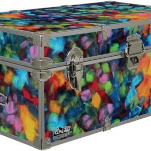 C&N Footlockers Designer Trunk – Paint Dabs – 32x18x13.5