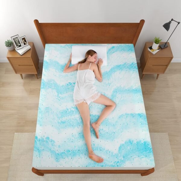 IULULU Mattress Topper, 3 Inch Gel Memory Foam Mattress Topper, Twin XL, CertiPUR-US Certified - Image 5
