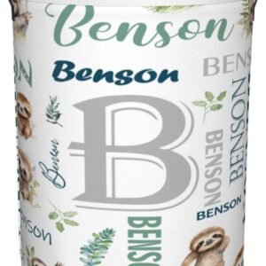 Personalized Sloth Baby Laundry Hamper Kids Name Laundry Baby Baskets Waterproof Toy Storage Bin Custom Clothes Nursery Hampers Collapsible Hamper Baby Gift Baskets for Boy Girl