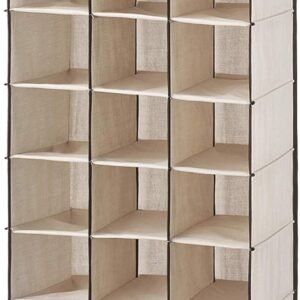 Whitmor 30 Section Hanging Shoe Shelves, Tan