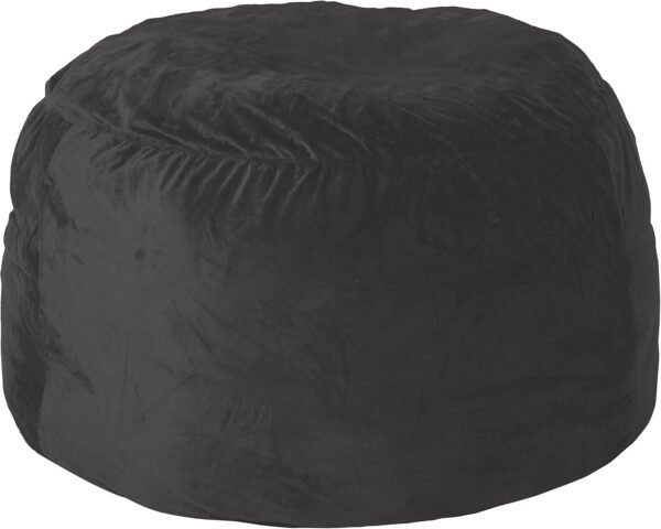 Chill Sack Bean Bag Chair Cover, 5-Feet, Ultrafur - Charcoal - Image 4