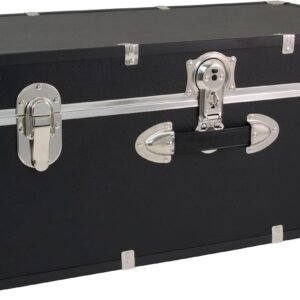 Seward Essential Wood And Metal Trunk With Black Finish SWD6118-10