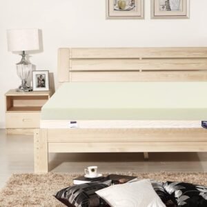 KOMFOTT Mattress Topper King Size for Back Pain, Ventilated Air Foam Memory Mattress Pad Topper Cover for Firm King Bed, 3 Inch
