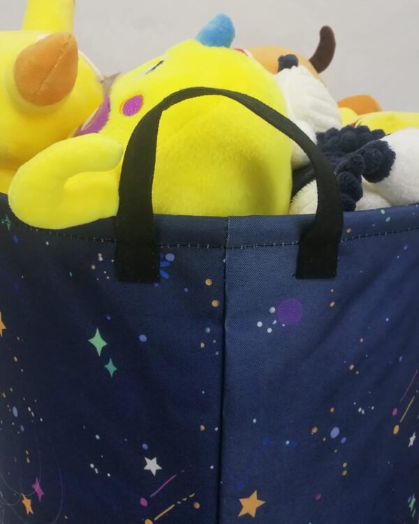 Clothes Basket Laundry Hamper with Handles for Kids Boys Girls Toys Room, Bedroom, Nursery,Home,Gift Basket - Image 3