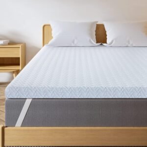 Maxzzz 3 Inch Twin Mattress Topper – Cool Gel Memory Foam Mattress Topper Extra Firm Bed Topper with Cover, Hard Mattress Topper for Back Relax,CertiPUR-US Certified