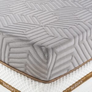 BedStory 4 Inch Mattress Topper Twin XL, Gel & Bamboo Charcoal Infused Memory Foam Bed Toppers, Foam Mattress Pad with Removable Cover, High-Density Memory Foam