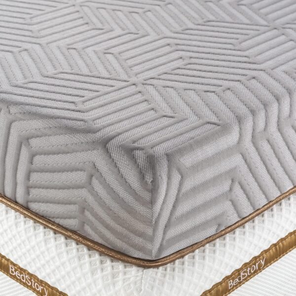 BedStory 4 Inch Mattress Topper Twin XL, Gel & Bamboo Charcoal Infused Memory Foam Bed Toppers, Foam Mattress Pad with Removable Cover, High-Density Memory Foam