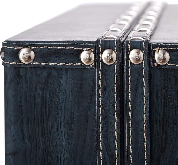 DormCo Texture® Brand Trunk - Marble Navy - Image 3