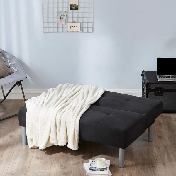 DormCo College Mini-Futon - Black - Image 5