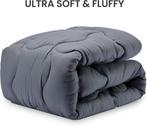 SLEEP ZONE Extra Long Twin Mattress Topper for College Dorm Cooling Mattress Pad Cover Fluffy Down Alternative Bed Topper 8-21 Inch Deep Pocket, Twin XL - Image 7