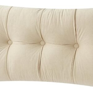 DormCo Rainha® – Plush Tufted College Headboard – Almond Latte