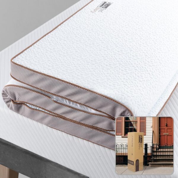 BedStory 2 Inch Mattress Topper Queen - Gel Infused Memory Foam Mattress Topper - Bed Toppers Queen Size with Removable Soft Cover, CertiPUR-US Certified - Image 7