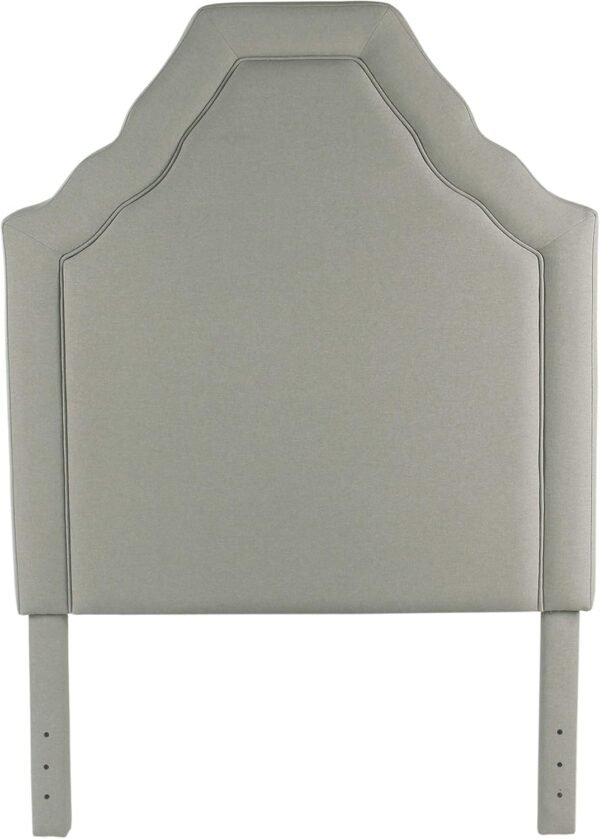Homepop Home Decor | Upholstered Twin Headboard | Youth Headboard for Twin Bed, gray - Image 3