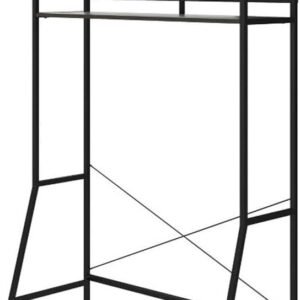 Novogratz Beverly Over-The-Bed Storage for Twin & XL Twin Beds, Espresso/Black
