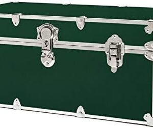 Rhino Trunk & Case Camp & College Trunk with Removable Wheels 30"x17"x13" (Forest Green)