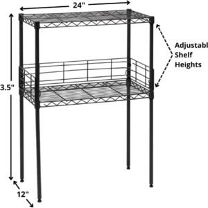 Suprima Mini Desktop Carbon Steel Bookshelf – Small Version – Gunmetal Gray