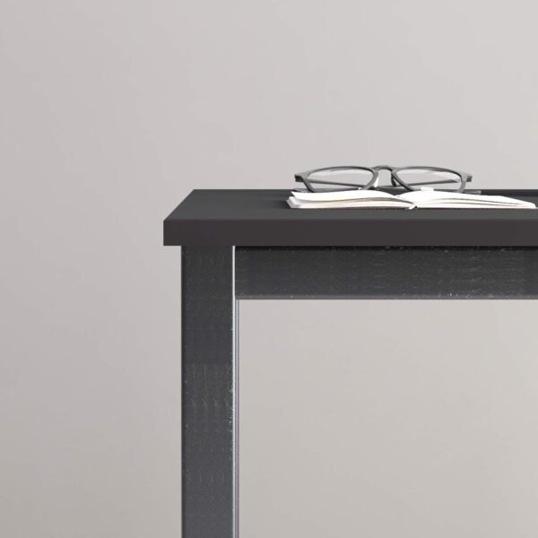 soges 39.4 inches Desk Small Computer Desk Home Office Table Writing Desk Study Table Dining Table Computer Workstations Black GCP2AC3-100BK - Image 7