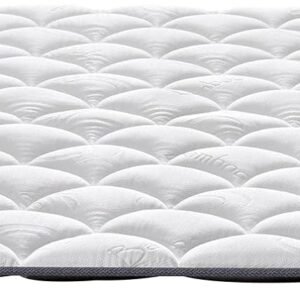 Mattress Topper Full Size – Soft Foldable Memory Foam Mattress Pad – 2 Inch Thin Cooling Breathable Mattress Protector for Back Pain Pressure Relief