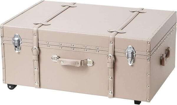 DormCo The Designer Wheeled Trunk - Aluminum - Large