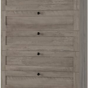 HOSTACK 6 Drawer Dresser for Bedroom, 52″ Tall Dresser & Chest of Drawers, 29″ W Wood Dresser Drawer Chest, Modern Vertical Dresser Storage Cabinet for Living Room, Entryway, Hallway