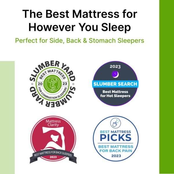 GhostBed Adjustable Base Bundled with 12" Hybrid Mattress in a Box with Cool Gel Memory Foam and Individually Wrapped Coils, Zero Gravity and Massage Settings, Twin XL Adjustable Bed Frame Mattress - Image 5