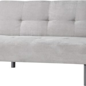 DormCo Mini Futon Glacier Gray