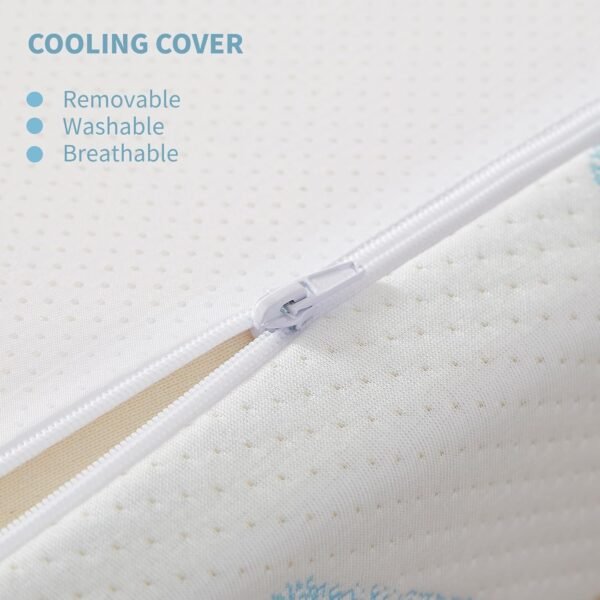 6 Inch Twin Memory Foam Mattress in a Box, Whales Pattern Medium Feel, CertiPUR-US - Image 5