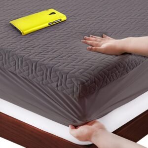 BedLuxury Mattress Topper Memory Foam 3 Inch California King Size Gel Mattress Pad Cover with 18″ Deep Pocket for Pressure Relief Bed Topper with Grey Removable Rayon Made from Bamboo Cover