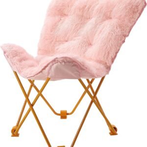 Mongolian Butterfly Chair, Blush