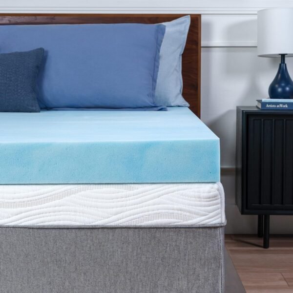 Sure2Sleep Twin XL Size, 3-Inch, Gel Swirl Memory Foam Mattress Topper Made in USA. - Image 3