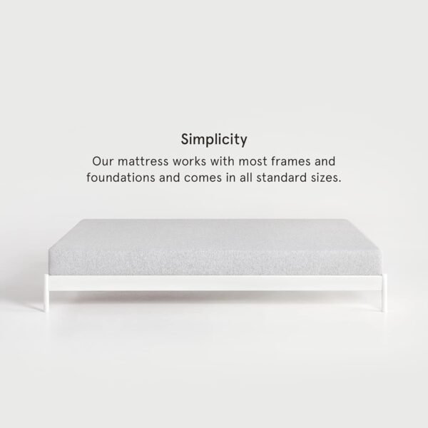 Nod by Tuft & Needle 8-Inch Twin XL Mattress, Medium Firm Adaptive Foam Bed in a Box, Responsive and Supportive, CertiPUR-US, 100-Night Sleep Trial, 10-Year Limited Warranty - Image 4