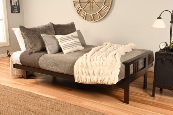 Kodiak Furniture Monterey Espresso Queen-Size Futon with Saddle Brown Mattress - Image 10