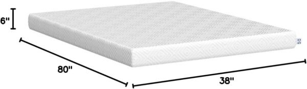 Sealy - Memory Foam Bed in a Box – 6 Inch, Low Profile, Medium Feel, Twin XL Size, CertiPur-US Certified,White - Image 11