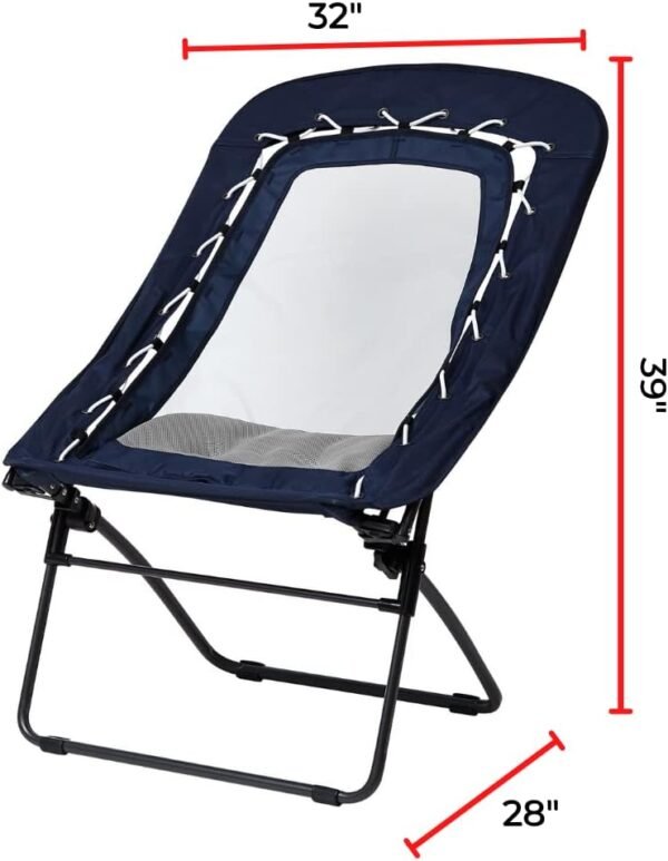DormCo Bungee Mesh Lounger Chair - Nightfall Navy - Image 2