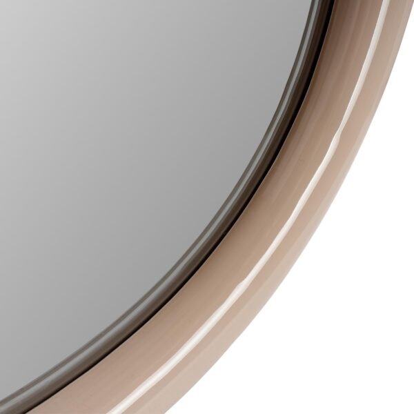 Arch Mirror Bathroom Vanity Wall Mirror with Wood Frame Pop Bagel Shaped Wall Mirror (Light Brown, 32"x24") - Image 4