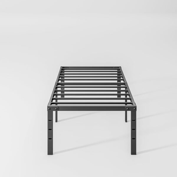 20 Inch Twin Bed Frame No Box Spring Needed, Heavy Duty Tall Metal Twin Platform Bed Frames with Large Storage Space, Easy Assembly Strong Bearing Capacity, Noise Free - Image 9