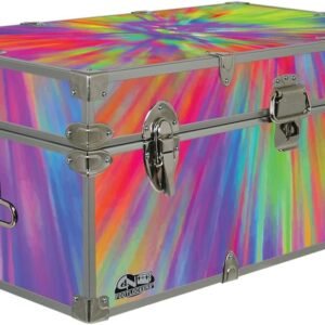 C&N Footlockers Tie Die Rays Summer Camp Trunk – 32x18x13.5