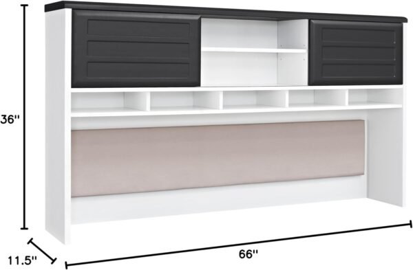 Ameriwood Home Pursuit Hutch, Gray - Image 8