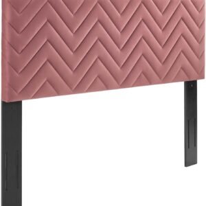 Modway Chevron Adjustable, Twin, Dusty Rose