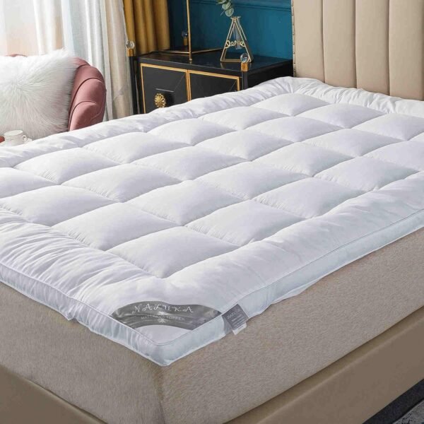 Mattress Topper King Size Pillowtop Mattress Cover Cooling Mattress Pad 2 Inch Thick - Image 6