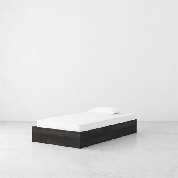 Signature Sleep Magnus Platform Bed Frame and Mattress Set, Twin, Black Oak - Image 11