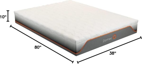 Dormeo Recovery 10" Twin XL Mattress with Signature Recovery Foam™ and Pressure Relieving OctaspringⓇ Technology, Medium Firm - 80” L x 38” W x 10” H - Image 8