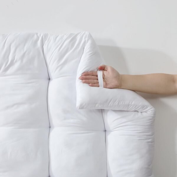 DormCo Rainha - Puffy Tufted College Headboard - White - Image 7