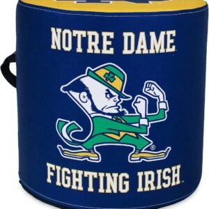 Goldie 17-inch Round University of Notre Dame Fighting Irish Ottoman for College Fans