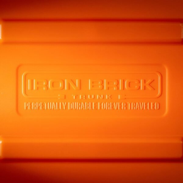DormCo The Iron Brick® Trunk - Strongest USA Made Trunk - Orange - Image 9