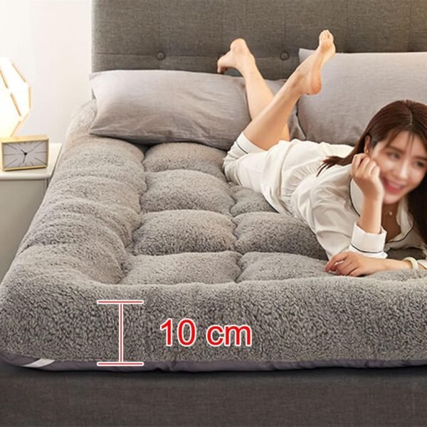 Foldable Floor Mattress, Double Single Japanese Futons, Roll Mat Foldable Queen Mattress, for Home Camping Couch, 120*200cm - Image 7