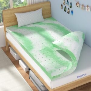 BedsPick Mattress Topper Twin XL, 3 Inch Gel Memory Foam Mattress Topper for College Dorm Room, CertiPUR-US Certified Mattress Pad for Twin XL Size Bed with Breathable Holes, Green
