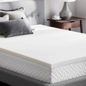 WEEKENDER Mattress Topper, Twin XL, 2 Inch, Ventilated Memory Foam – Ventilated Design – Relieves Pressure