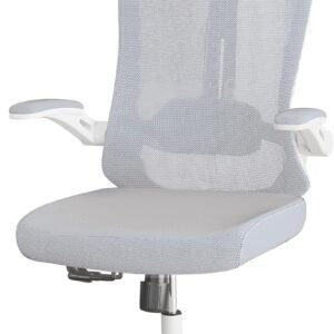 Ergonomic Office Chair – Comfy Desk Chairs with Wheels and Arms, 500LB Heavy Duty Mesh Computer Chairs with Comfortable Head Lumbar Back Support for Office, Study, College Dorm and Bedroom