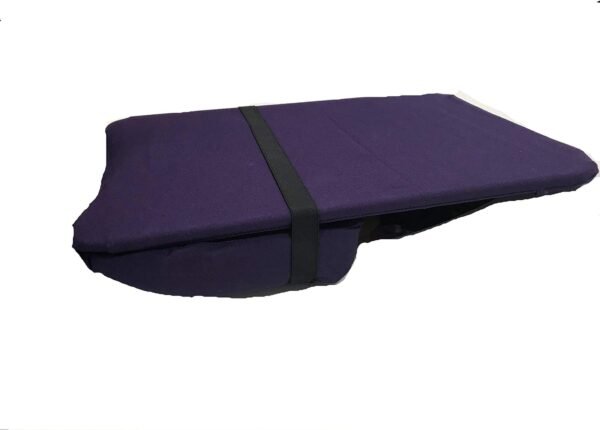 Original BackJack -MADE IN THE USA- Folding Tough Duck Purple Lightweight Floor Seating Chair for Gaming, Families, Parents, Daycare, Back Support, Reading, Yoga, Meditation, Dorm, School - Image 3